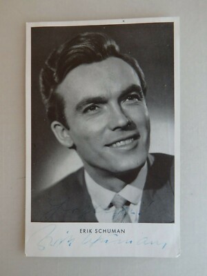 Autogramm Erik Schuman bzw. Schumann deutscher Schauspieler (81949)
