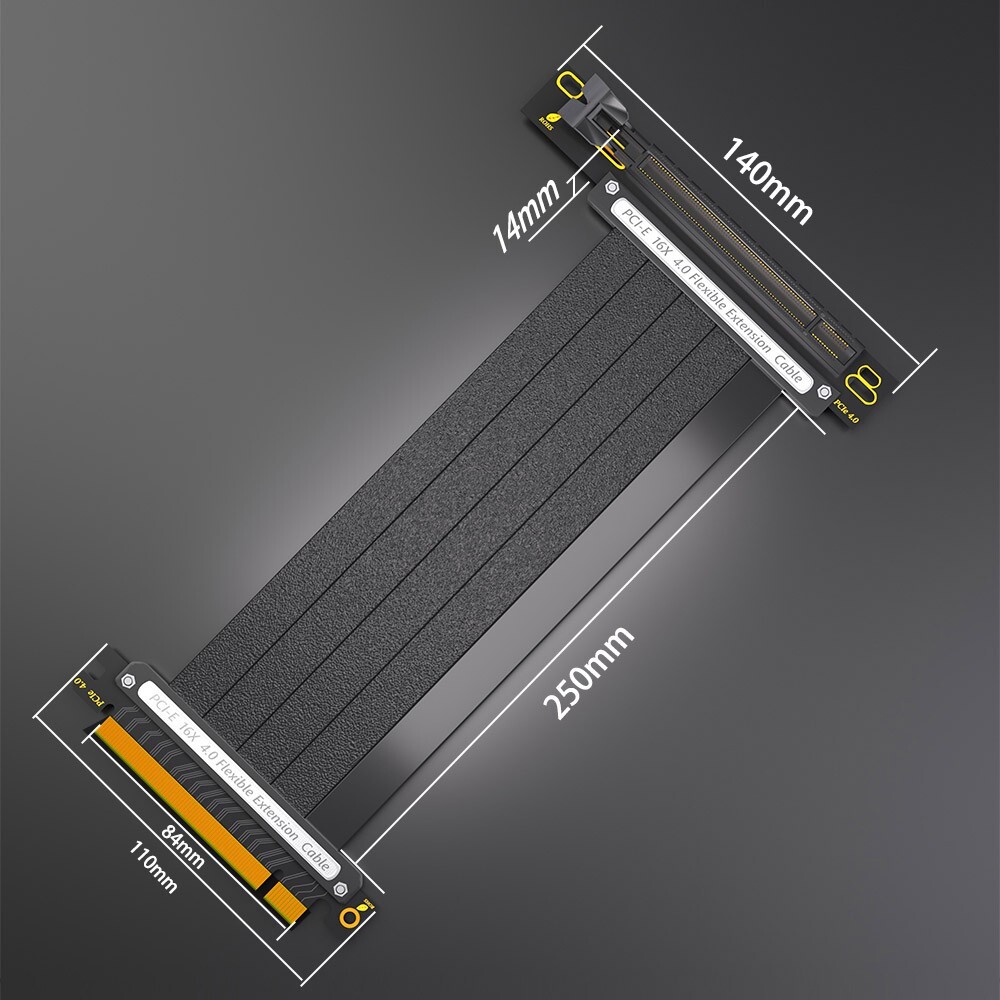 Extension Cable 4000d Vertical Gpu Mount Corsair 4000d PCIE X16