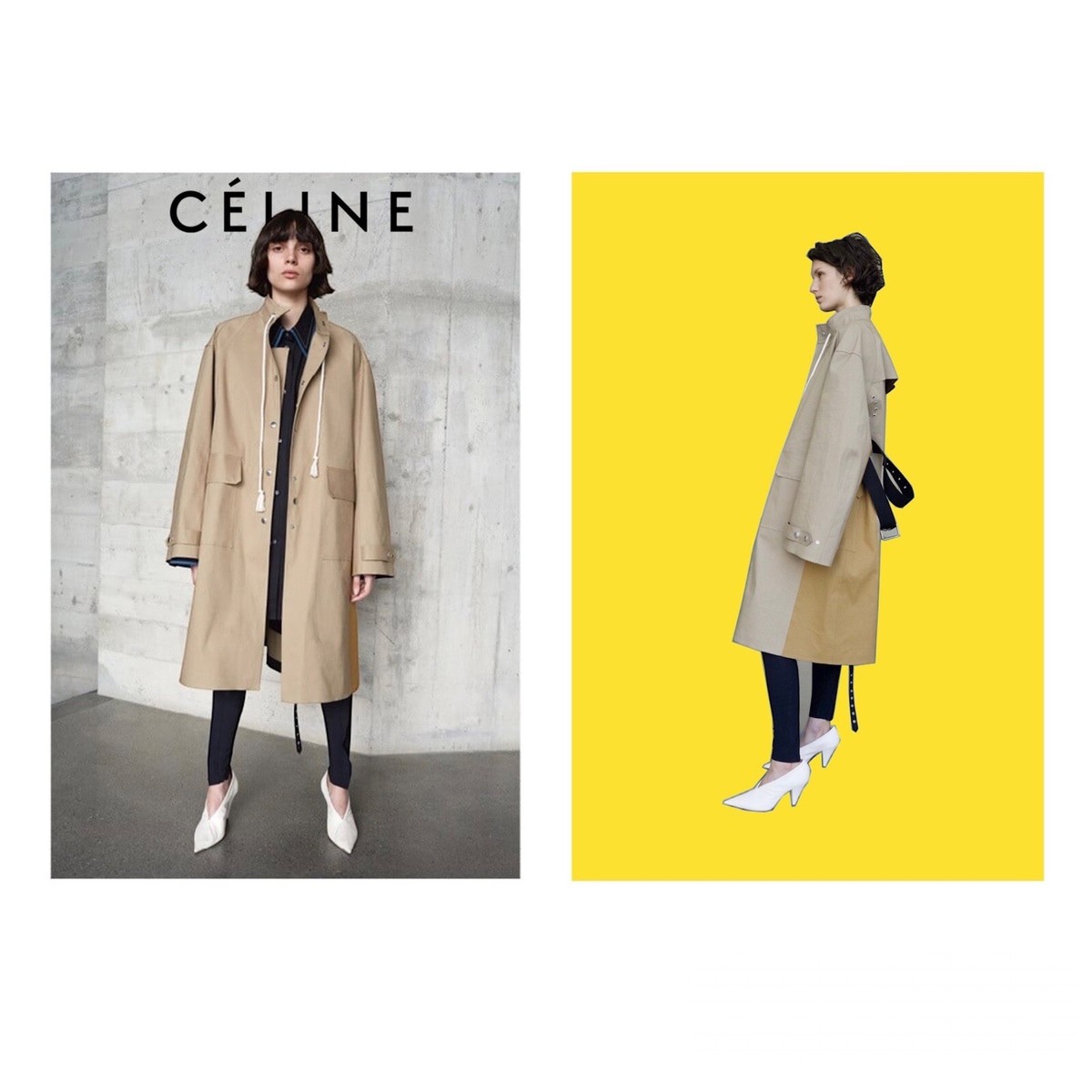 希少★セリーヌ フィービー期 ゴム引き トレンチコート マッキントッシュ 希少☆セリーヌ フィービー期 ゴム引き トレンチコート