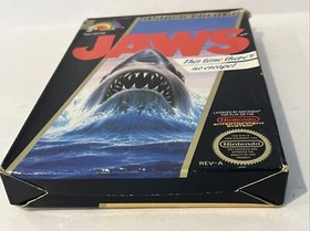 Rare Nintendo Jaws this time there's no escape (1987 NES-JA-USA)