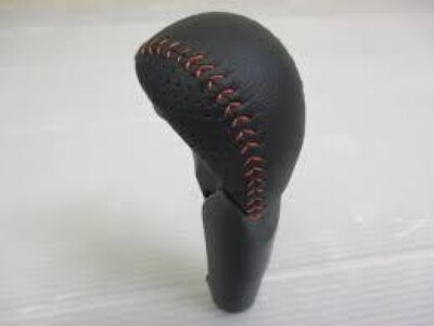 HONDA FIT JAZZ RS GE8 Auto CVT Shift Knob Orange Stitch 54131-TF0-A82ZB Genuine