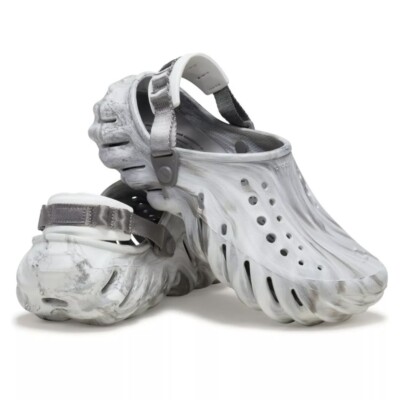 Crocs Echo Marbled Moonlight Clog Shoes Comfort Slides Womens Size 6 - Mens 4