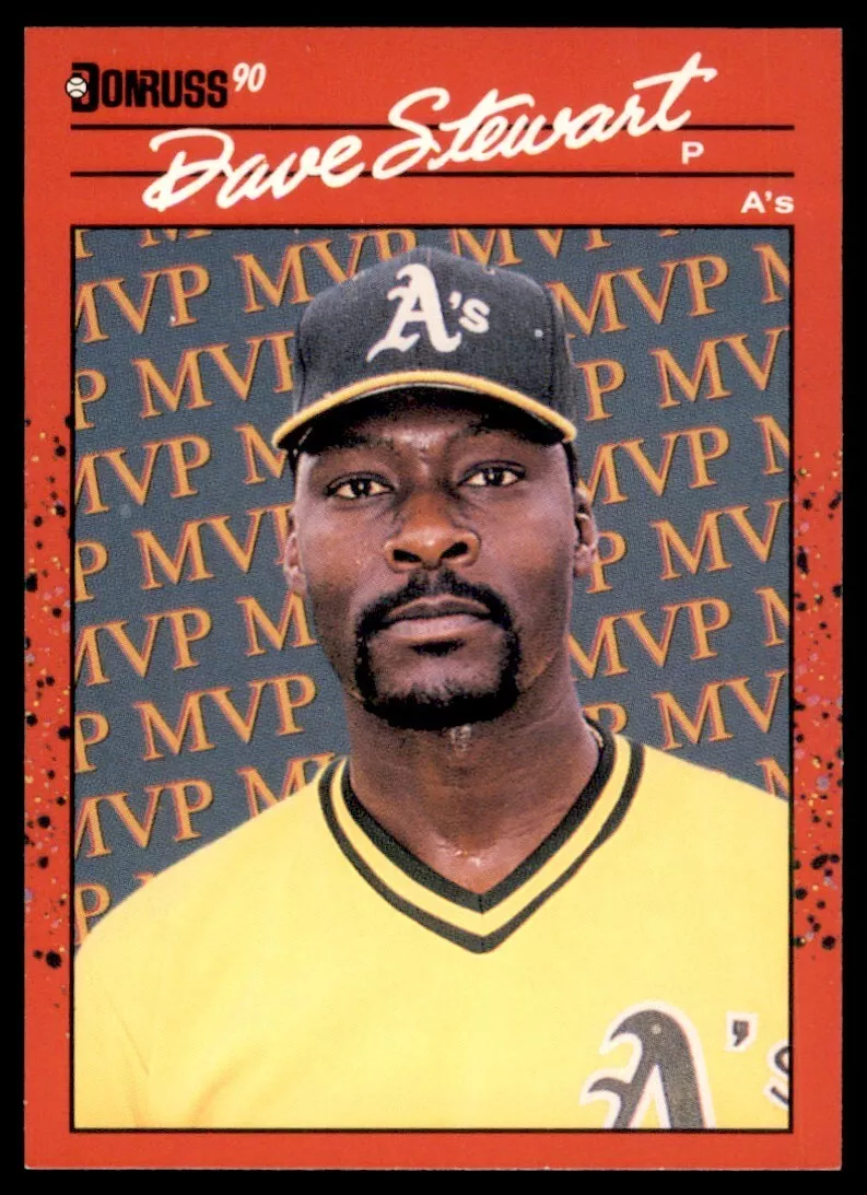Dave Stewart trading card