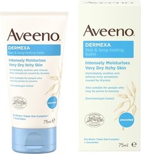 Aveeno Dermexa 75ml Balm For Very Dry Itchy Skin. (Now Called Night Balm)