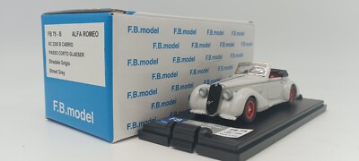 FBM75B ALFA ROMEO 6C 2300B CONVERTIBLE SHORT WHEELBASE GLAESER ROAD GREY