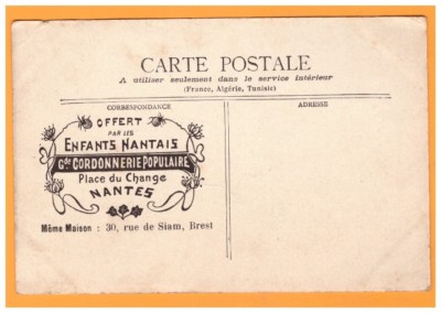 NANTES / BREST 44 / 29: Advertising Commerce POPULAR SHOEMAKING illustrated MONACO