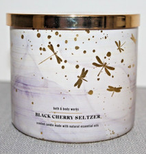 Bath & Body Works Black Cherry Seltzer 3-Wick Candle 14.5 oz New!