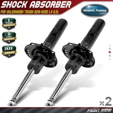 2x Front Side Suspension Shock Absorber for Volkswagen Tiguan 2018-2023 L4 2.0L