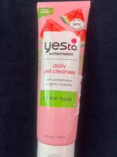 YES TO WATERMELON DAILY GEL CLEANSER WITH WATERMELON ALL SKIN TYPES 4FL OZ - Picture 2 of 2