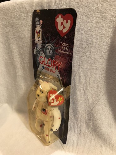 TY Beanie Baby Glory The Bear McDonald's selten mit 2 Tag Fehler 1993 Oakbrook - Bild 8 von 9