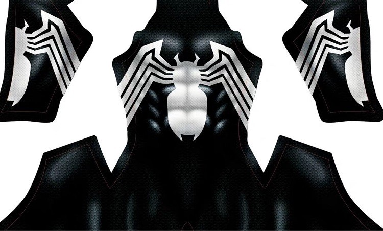Venom Spider-Man Cosplay Costume Jumpsuit 3D Printed Zentai Suit