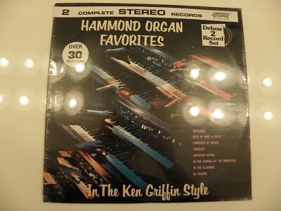 DBL-2 Hammond Organ Favorites in the Ken Griffin Style SEALED 2-Lp Record Set