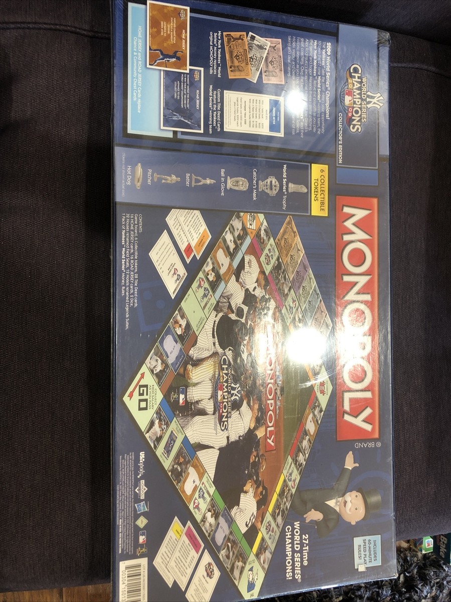 New York Yankees World Series Champions 2009 Monopoly Board Game