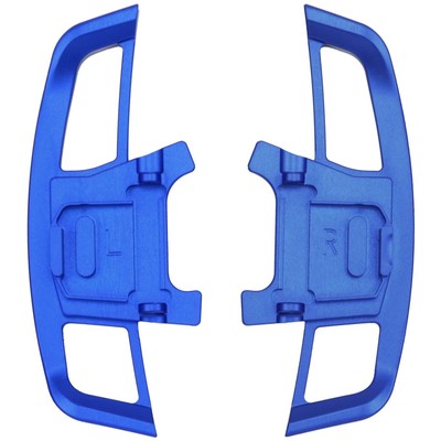 Schaltwippen Shift Paddles passt für VW Golf 7 GTI GTD R TCR CLUBSPORT Blau Alu