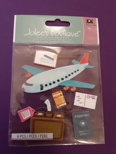 Jolee's Boutique Flugzeug Reiseaufkleber Paket - Bild 1 von 2