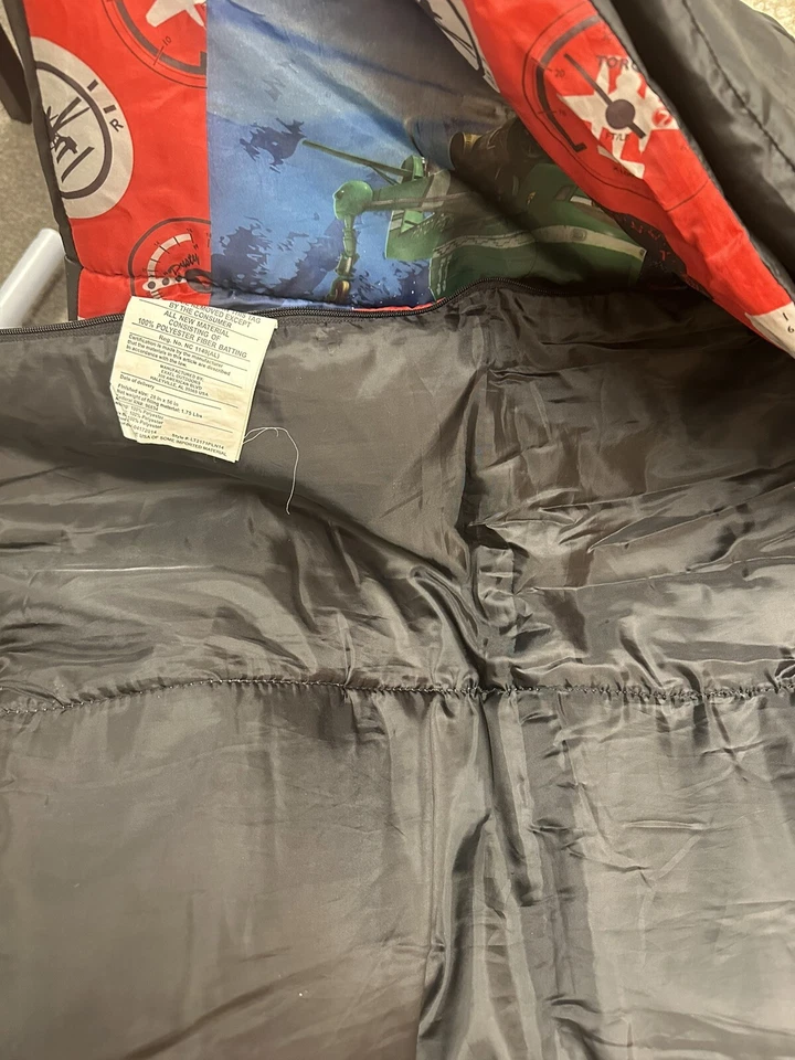 Saco de dormir Disney Planes Dusty Camping 28 X56 em saco de armazenamento original em excelente estado usado - Imagem 4 de 4