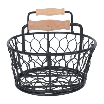 Bread Basket French Fry Basket Desktop Storage Basket Metal Fruit Holder