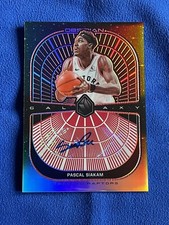 2019-20 Panini Obsidian Galaxy Pascal Siakam Red /5 Auto