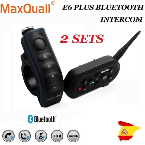 BT 1200M Intercomunicador Moto Casco Moto Headset 6 jinetes ES eBay