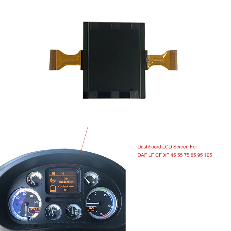 Instrument Dashboard LCD Screen For DAF LF CF XF 45 55 75 85 95 105 Pixel Repair - Image 4 of 4