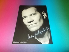 Manfred Lehmann signed autograph autograph on autograph card
