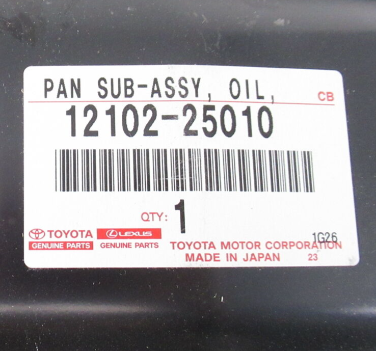 Genuine OEM Toyota 12102-F0010 Oil Pan Sub Assembly | eBay