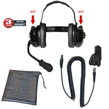 Klein Titan Dual Comm High Noise QD Headset for Motorola MTS2000 XTS2500