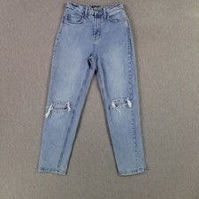 Wild Fable Size 00 Super High Rise Mom Jean Distressed
