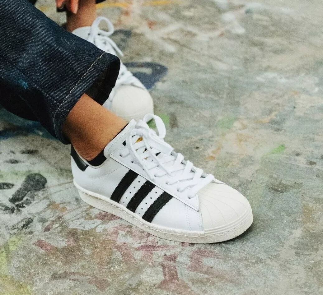 Adidas Originals Superstar 80&#039;s Recon Shoes Street Casual 12 White-Black | eBay