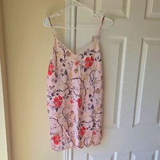 Victoria's Secret Lingerie Tank Top Sz S Lacey Floral Straps Spring Valentine's