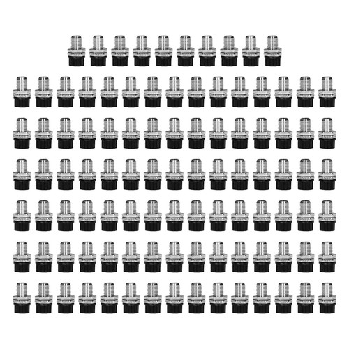 100Pcs 4mm Banana Plug Socket Binding Post Wire Connector Terminal Black - Picture 10 of 22