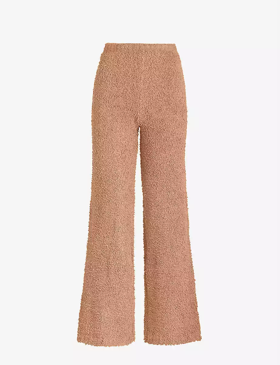 NEW SKIMS Women's COZY KNIT PANT in Camel - Size L/XL #R64