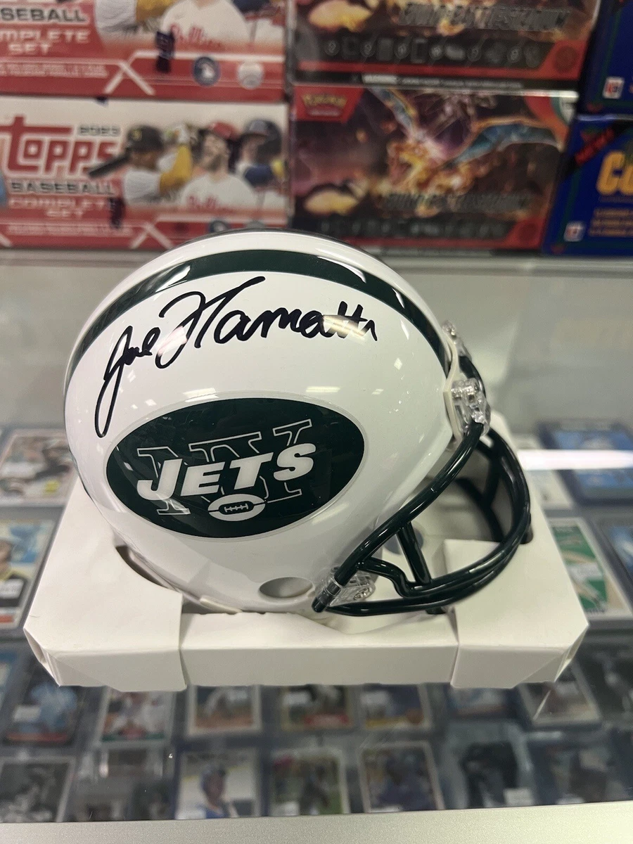 Joe Namath Autographed Jets Throwback Mini Helmet Signed Auto