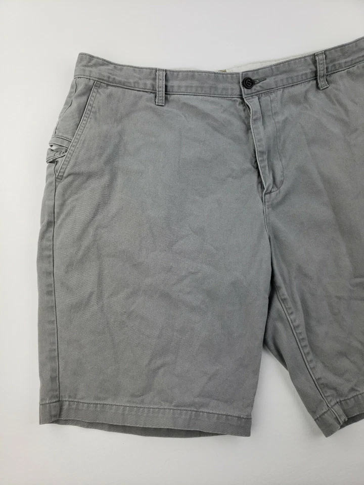Pantalones Cortos Dockers Para Hombre 38 Chino Bermudas Caminar Gris Algodón 5 Bolsillos Cremallera Mosca Foto 3 de 4