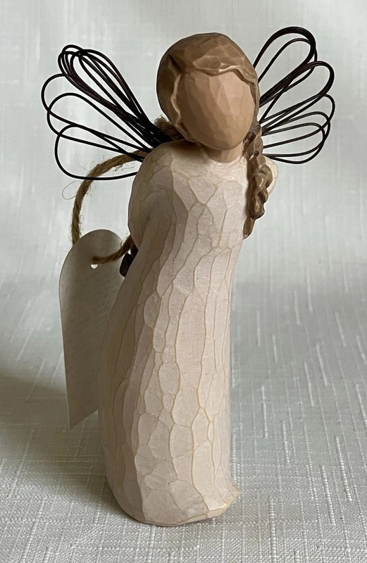 Willow Tree “Thank You” Ornament Surprise Bouquet of Flowers (no box, 2002)