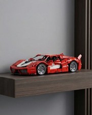 SY 8608 Juggernaut: Ferrari SEMBO KLEMMBAUSTEINE ROTER SPORTWAGEN - 1282 TEILE