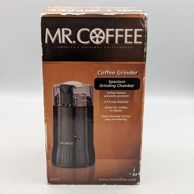 New Mr Coffee IDS57 4-12 Cup Electric Coffee Grinder