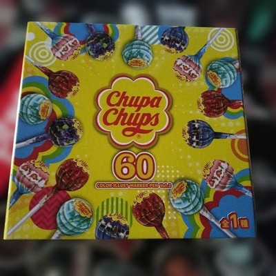 Chupa Chups 60 color marker set #55d2e6