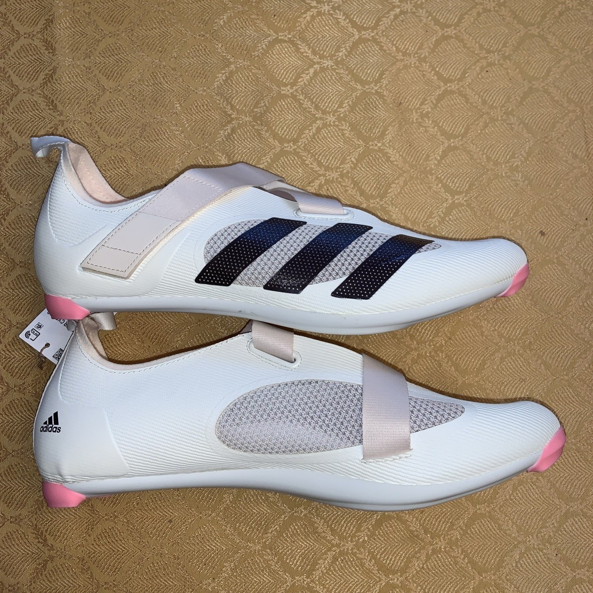 NEW Adidas The Indoor Cycling Shoe Mens 12 Womens 13 White 