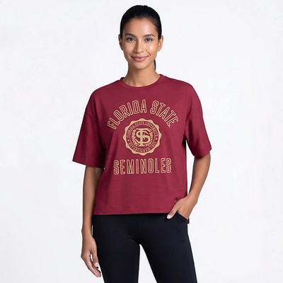 Pressbox Florida State Seminoles Cameron Motley Crew Tee Women's M FSU Shirt