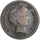 1895 Barber Dime VG
