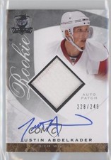 2008-09 Upper Deck The Cup Rookie 228/249 Justin Abdelkader #98 Auto fm0