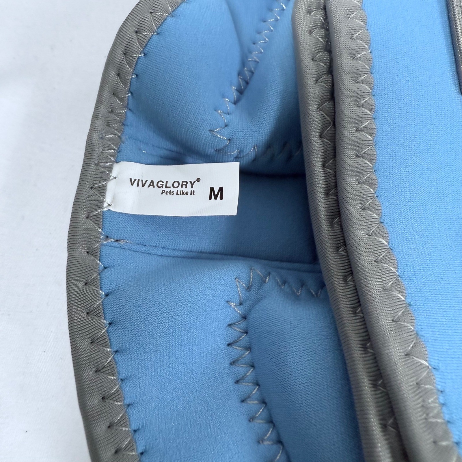 Lot of 2 VIVAGLORY Dog Life Vests Pet Safety Floatation Swimsuit Blue Pink