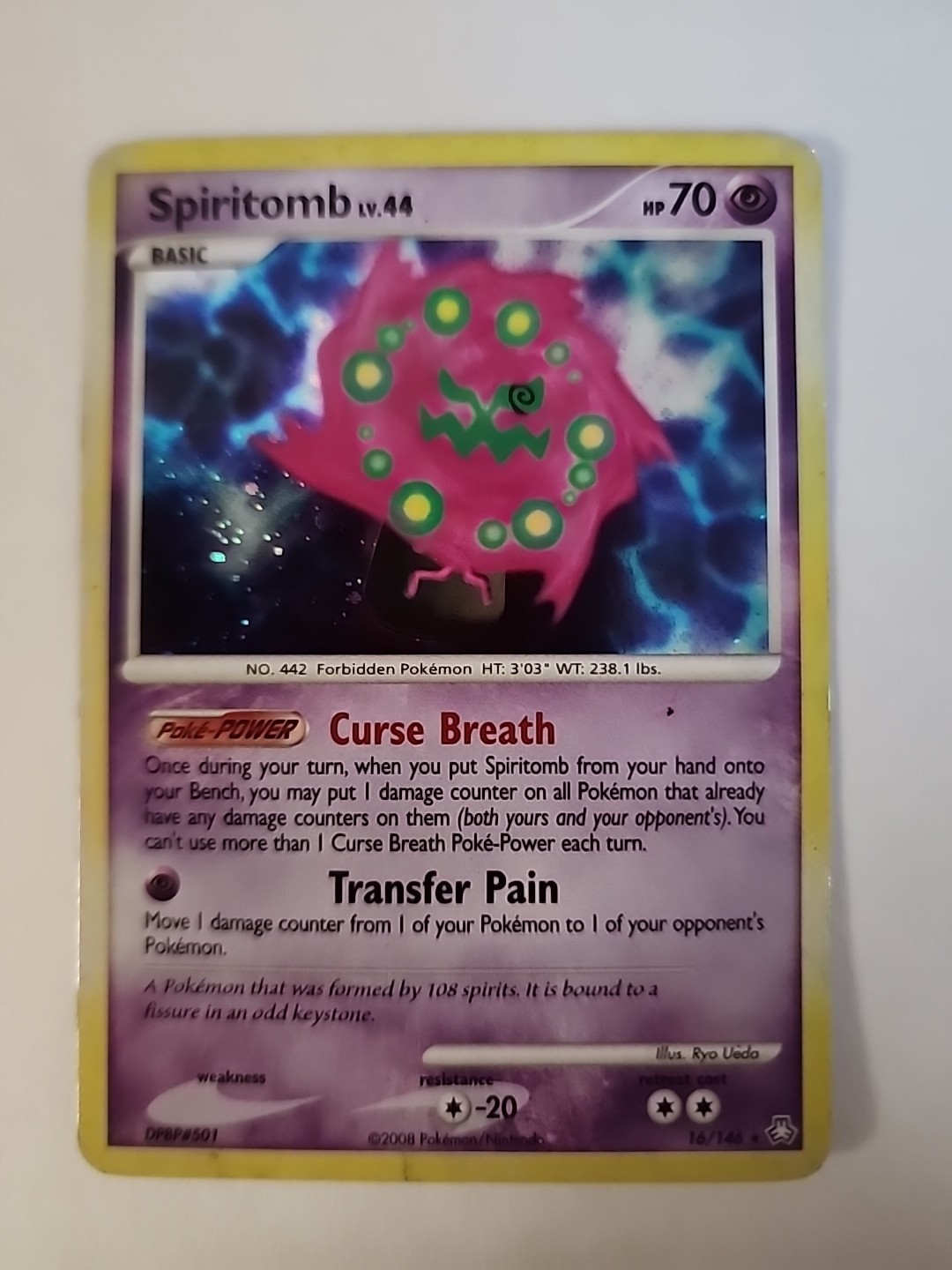 Pokemon - Spiritomb 16/146 Legends Awakened Holo - LP