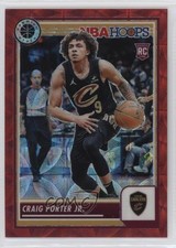 2023 Panini NBA Hoops Premium Stock Red Prizm /88 Craig Porter Jr #65 Rookie RC
