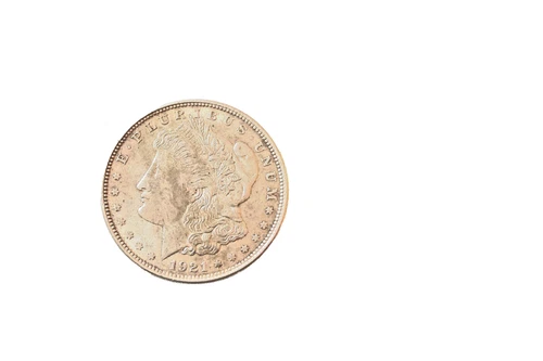 1921 Silver Morgan Dollar Mint Mark D BU