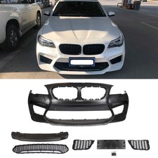 Front Bumper Conversion Cover W/pdc Fit G30 Style For Bmw 5series F10 2011-2017