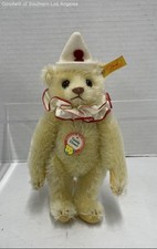 Steiff Clown Teddy Mohair Vintage 90's Replica Bear W/ Tags