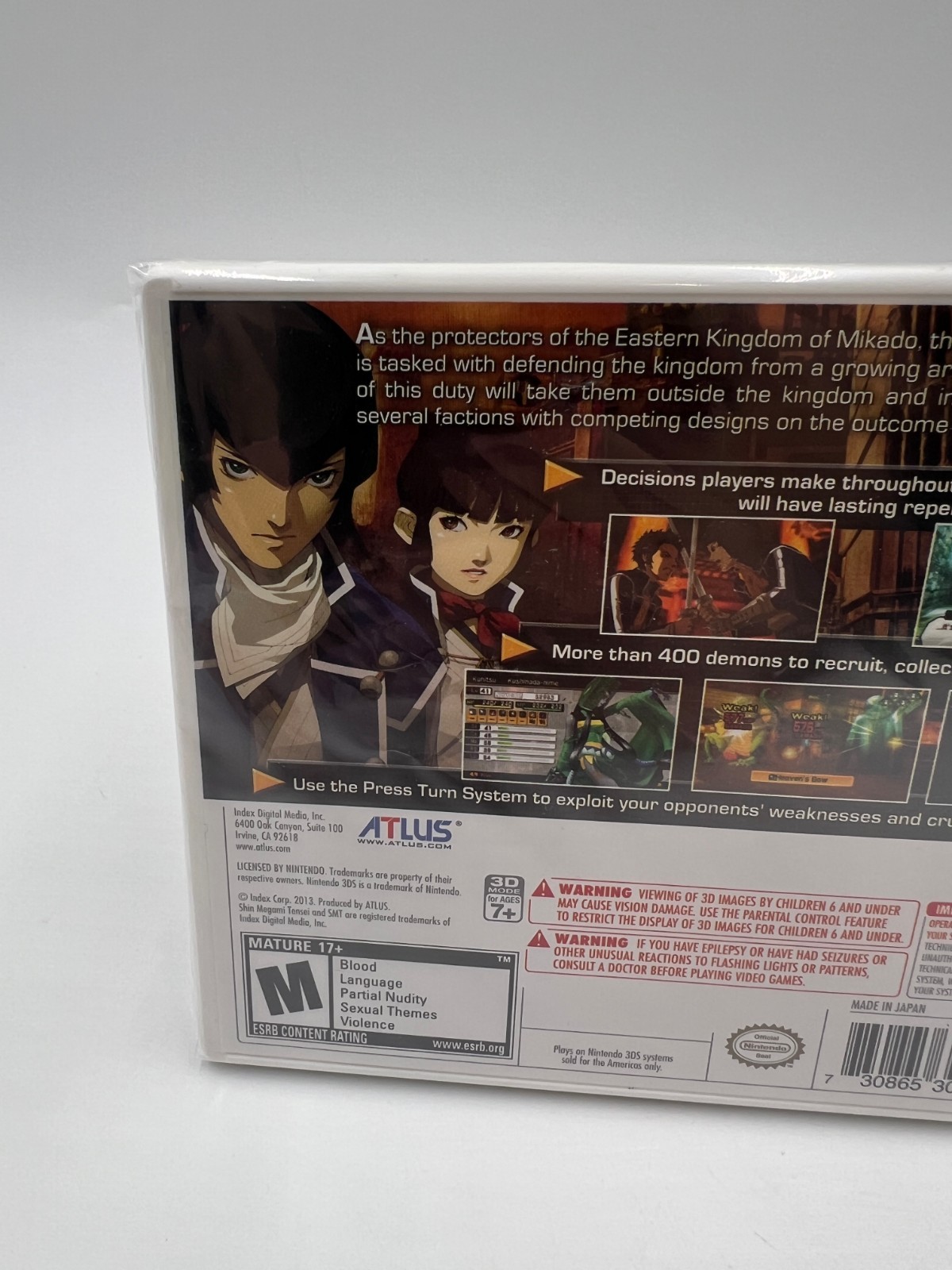 Shin Megami Tensei IV 4 (Nintendo 3DS) Brand New Sealed - Thumbnail 4