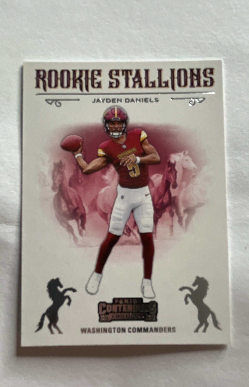 2024 Panini Contenders - Rookie Stallions Jayden Daniels #3 (RC)